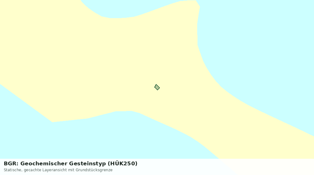 Statische Kartenansicht: BGR: Geochemischer Gesteinstyp (HÜK250)