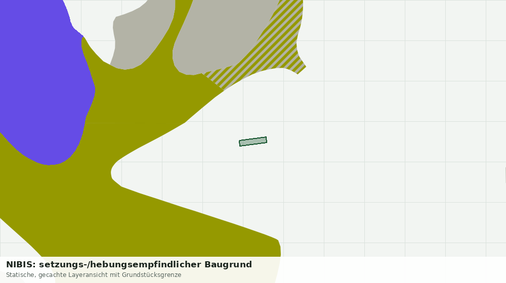 Statische Kartenansicht: NIBIS: setzungs-/hebungsempfindlicher Baugrund