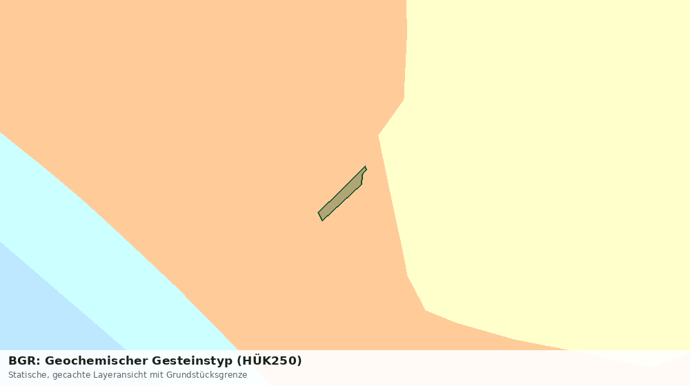 Statische Kartenansicht: BGR: Geochemischer Gesteinstyp (HÜK250)