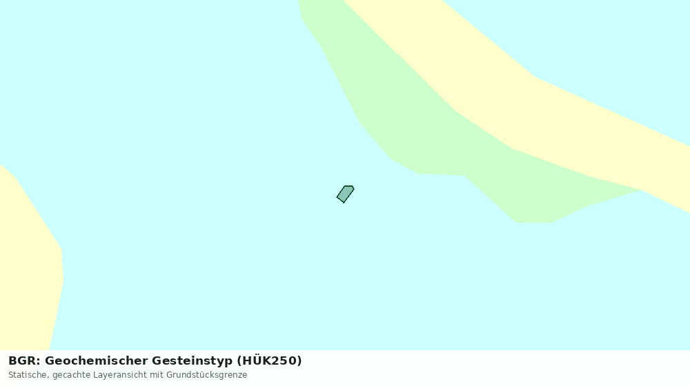 Statische Kartenansicht: BGR: Geochemischer Gesteinstyp (HÜK250)