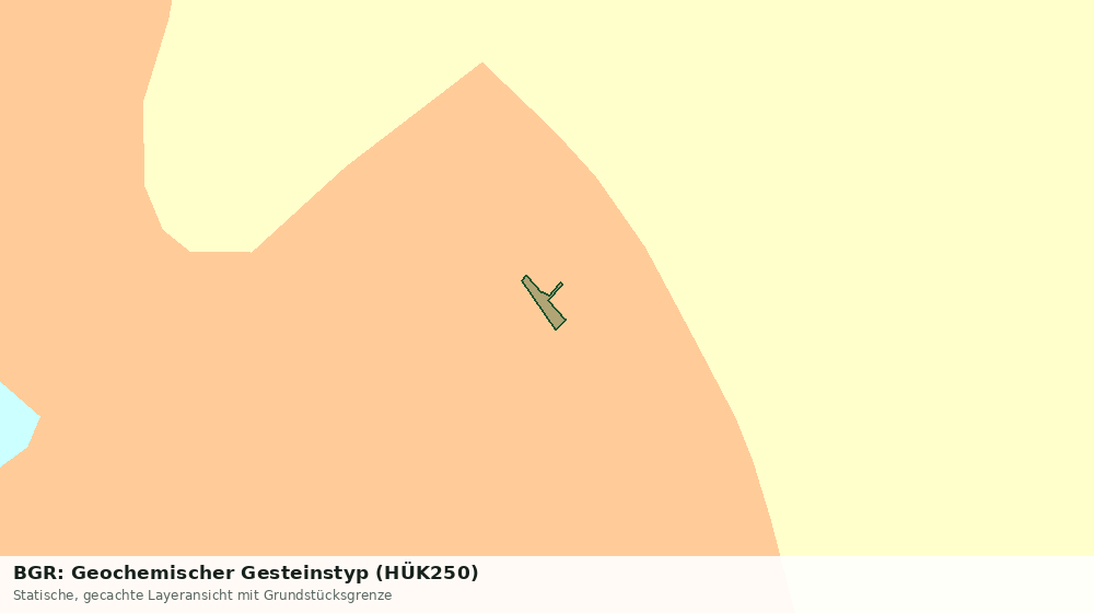 Statische Kartenansicht: BGR: Geochemischer Gesteinstyp (HÜK250)