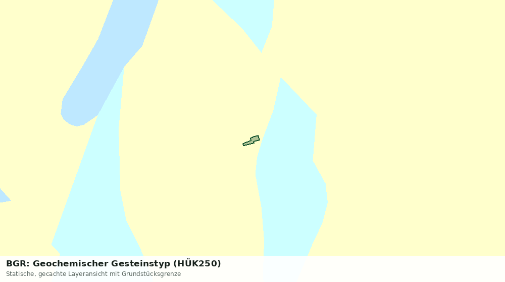 Statische Kartenansicht: BGR: Geochemischer Gesteinstyp (HÜK250)