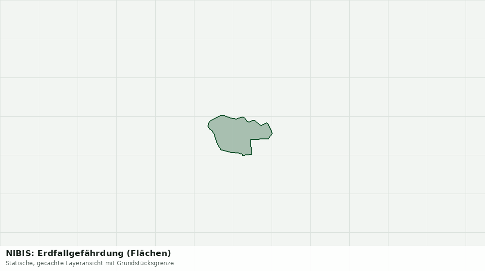 Statische Kartenansicht: NIBIS: Erdfallgefährdung (Flächen)