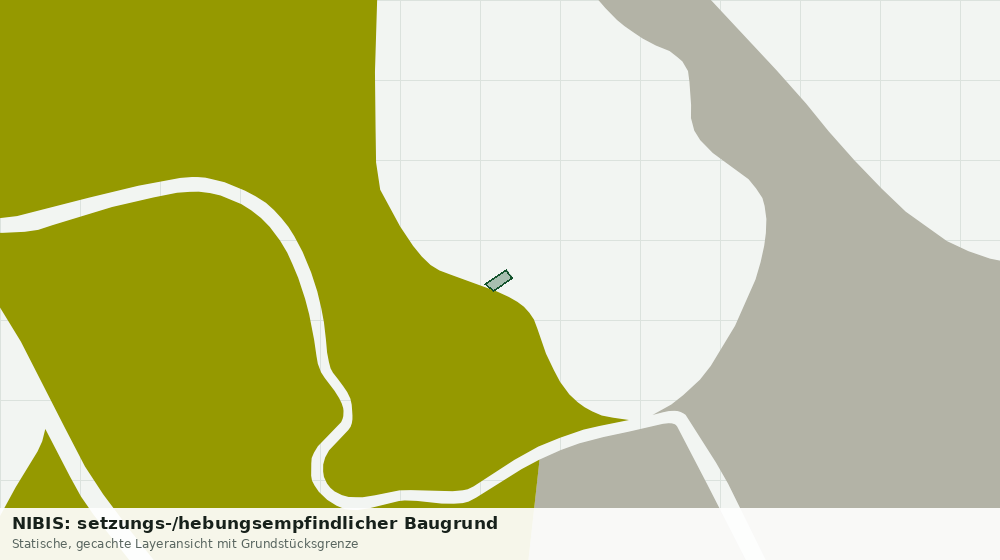 Statische Kartenansicht: NIBIS: setzungs-/hebungsempfindlicher Baugrund