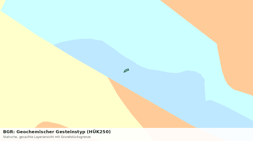 Statische Kartenansicht: BGR: Geochemischer Gesteinstyp (HÜK250)