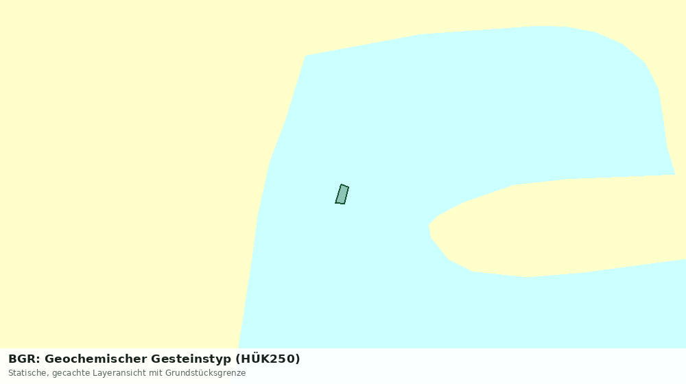 Statische Kartenansicht: BGR: Geochemischer Gesteinstyp (HÜK250)