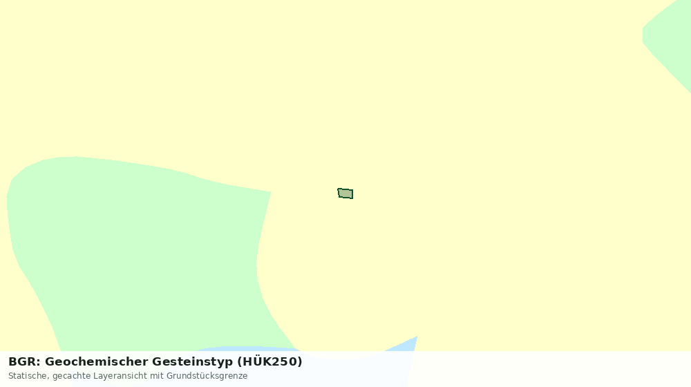 Statische Kartenansicht: BGR: Geochemischer Gesteinstyp (HÜK250)