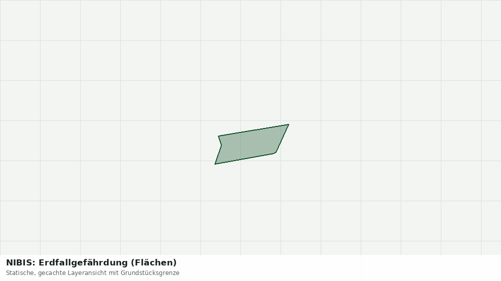 Statische Kartenansicht: NIBIS: Erdfallgefährdung (Flächen)
