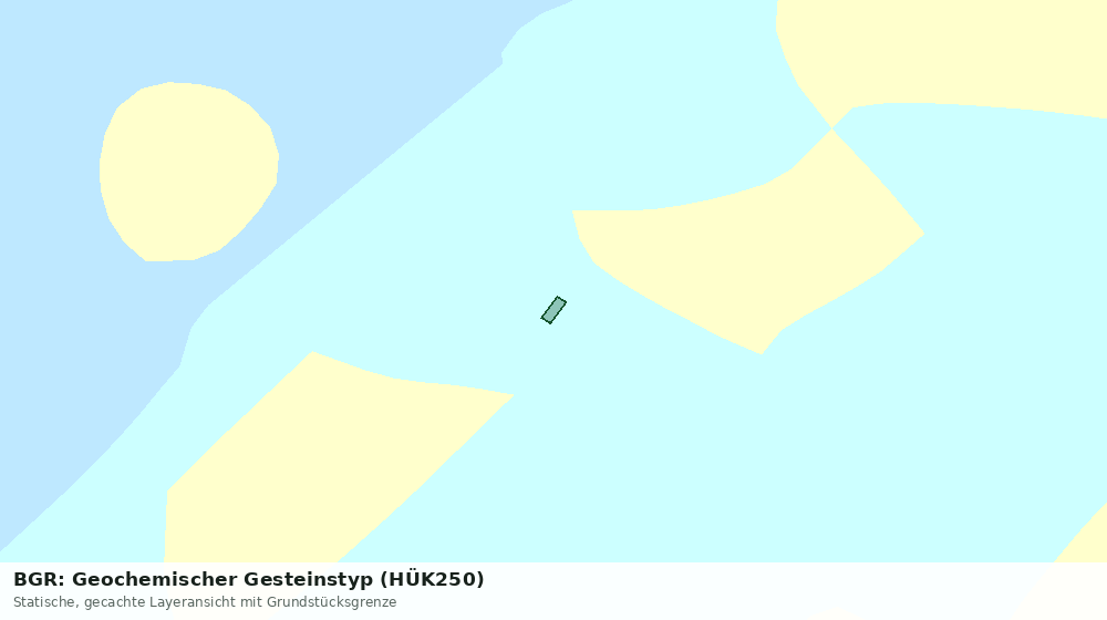 Statische Kartenansicht: BGR: Geochemischer Gesteinstyp (HÜK250)
