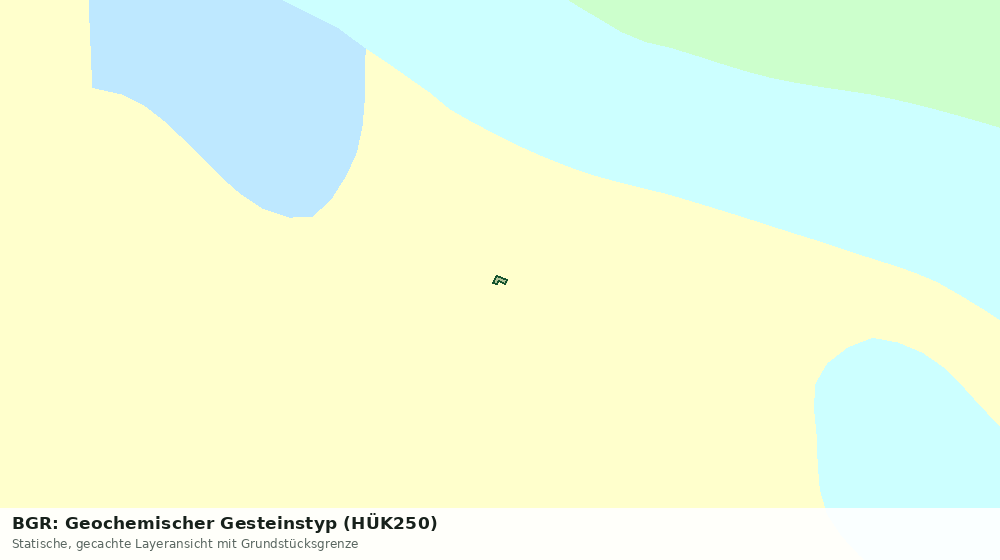 Statische Kartenansicht: BGR: Geochemischer Gesteinstyp (HÜK250)