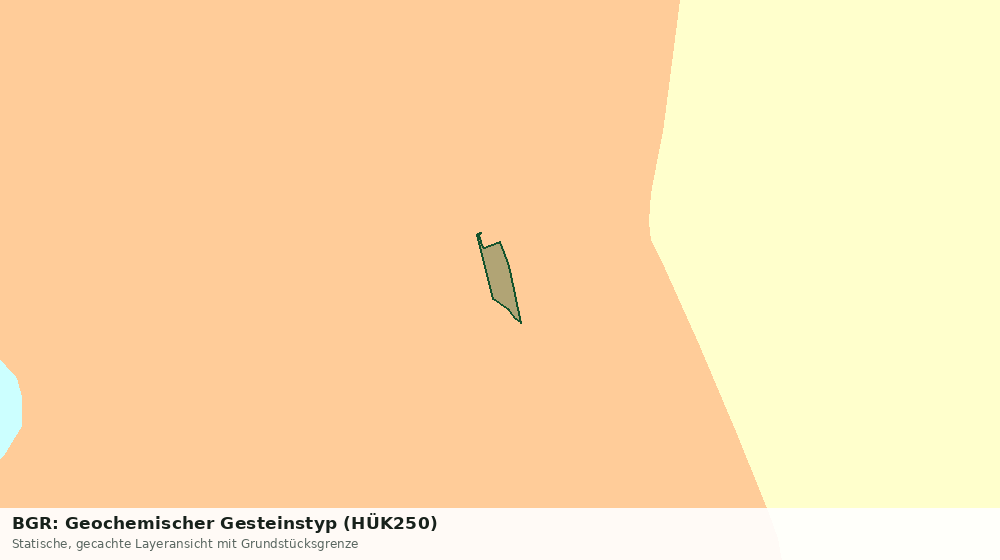Statische Kartenansicht: BGR: Geochemischer Gesteinstyp (HÜK250)