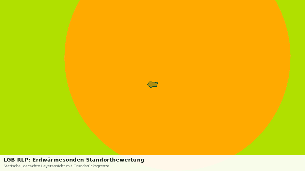 Statische Kartenansicht: LGB RLP: Erdwärmesonden Standortbewertung