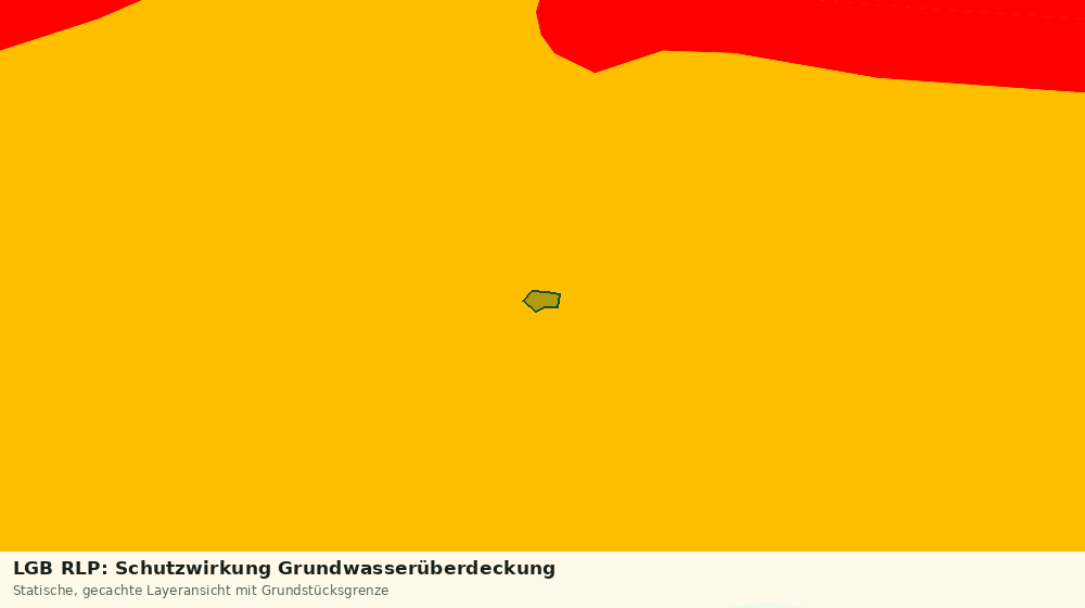 Statische Kartenansicht: LGB RLP: Schutzwirkung Grundwasserüberdeckung