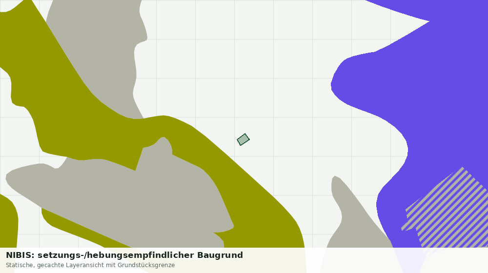 Statische Kartenansicht: NIBIS: setzungs-/hebungsempfindlicher Baugrund