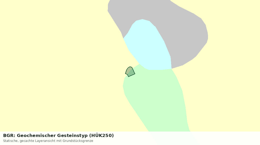 Statische Kartenansicht: BGR: Geochemischer Gesteinstyp (HÜK250)