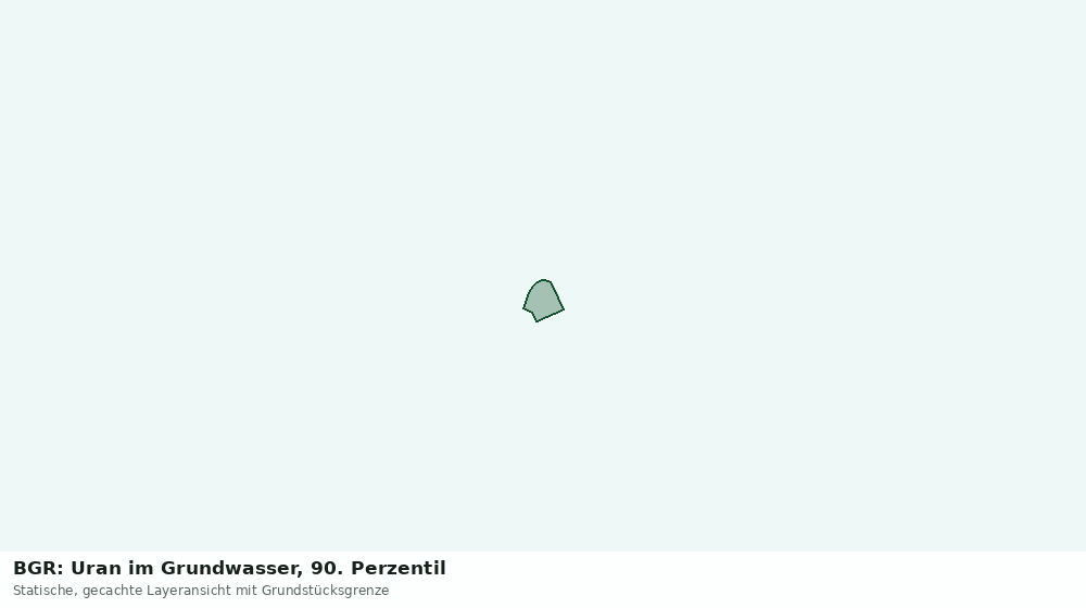 Statische Kartenansicht: BGR: Uran im Grundwasser, 90. Perzentil