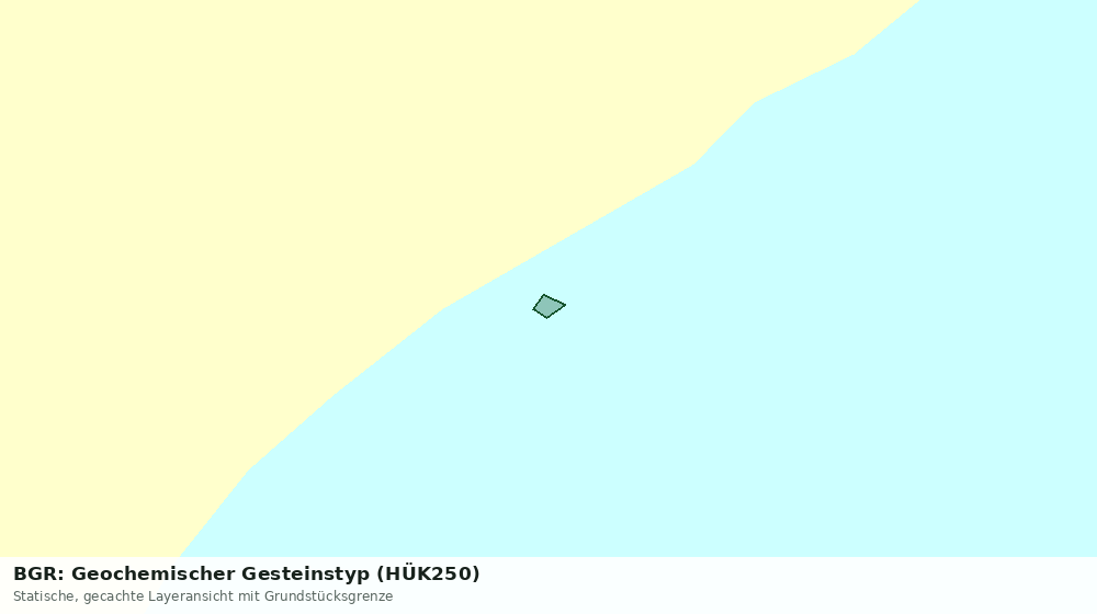 Statische Kartenansicht: BGR: Geochemischer Gesteinstyp (HÜK250)