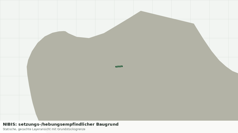 Statische Kartenansicht: NIBIS: setzungs-/hebungsempfindlicher Baugrund