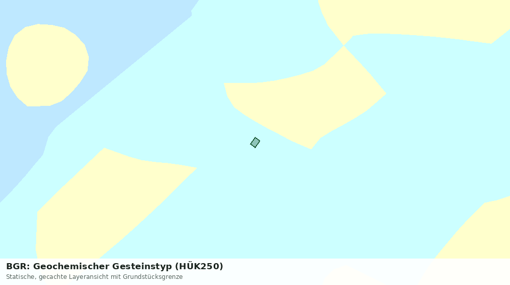 Statische Kartenansicht: BGR: Geochemischer Gesteinstyp (HÜK250)