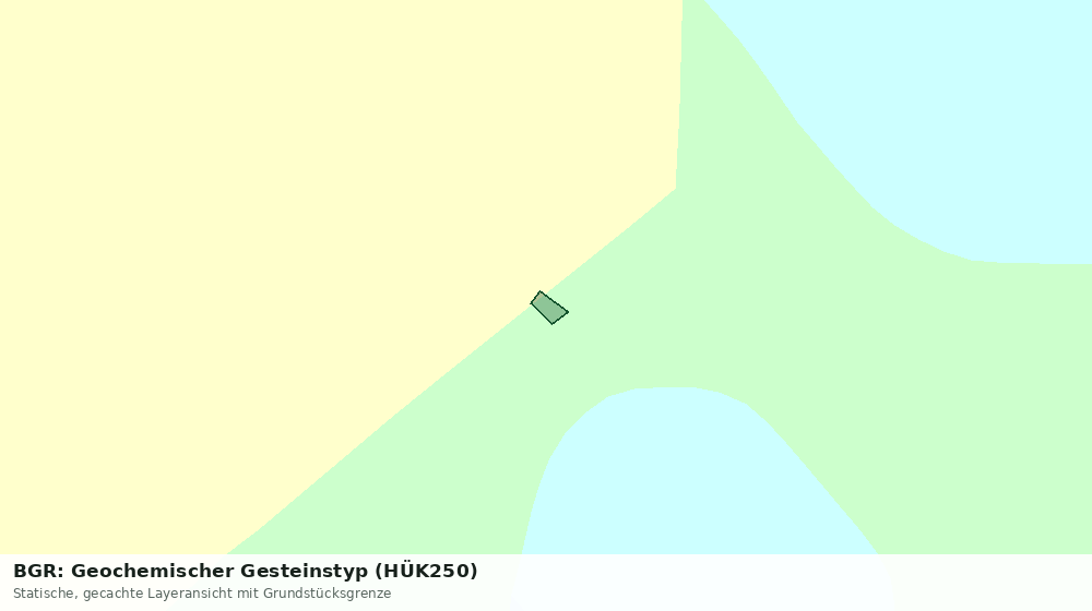 Statische Kartenansicht: BGR: Geochemischer Gesteinstyp (HÜK250)