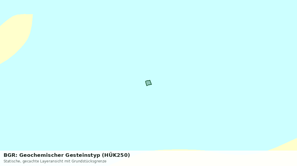Statische Kartenansicht: BGR: Geochemischer Gesteinstyp (HÜK250)