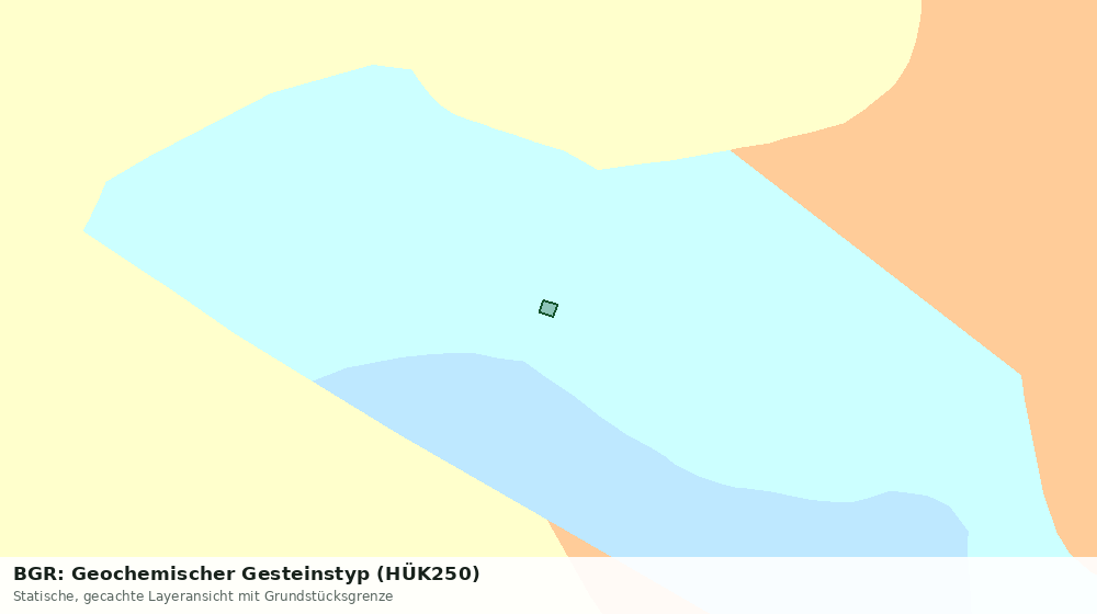 Statische Kartenansicht: BGR: Geochemischer Gesteinstyp (HÜK250)