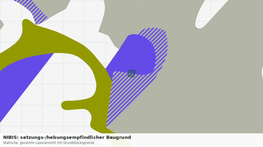 Statische Kartenansicht: NIBIS: setzungs-/hebungsempfindlicher Baugrund