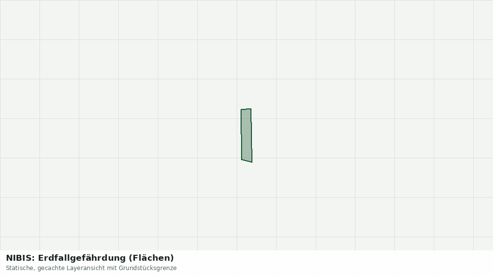 Statische Kartenansicht: NIBIS: Erdfallgefährdung (Flächen)