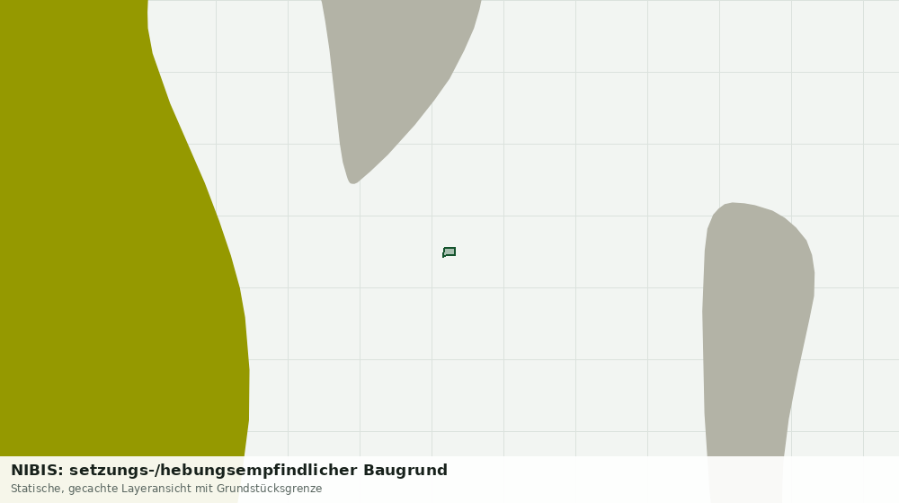Statische Kartenansicht: NIBIS: setzungs-/hebungsempfindlicher Baugrund