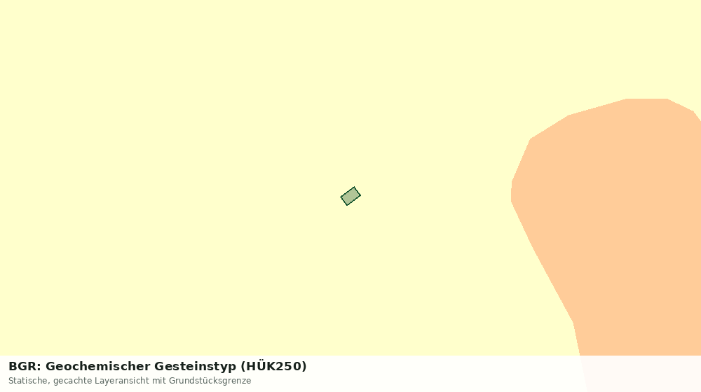 Statische Kartenansicht: BGR: Geochemischer Gesteinstyp (HÜK250)