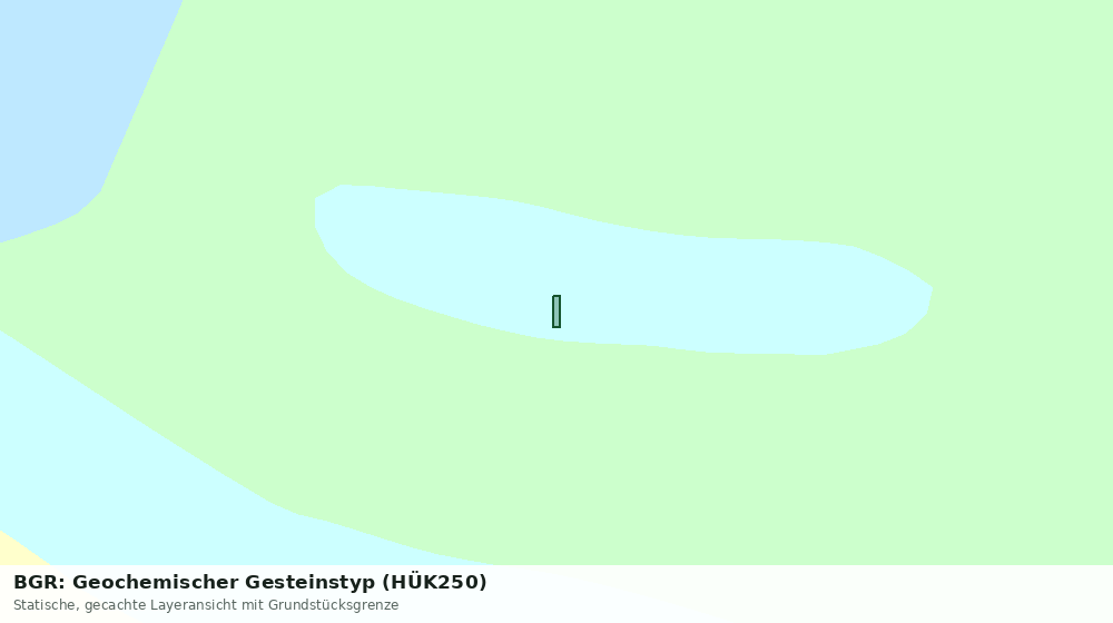 Statische Kartenansicht: BGR: Geochemischer Gesteinstyp (HÜK250)