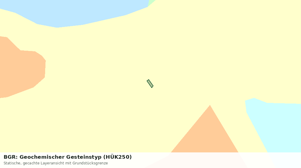 Statische Kartenansicht: BGR: Geochemischer Gesteinstyp (HÜK250)