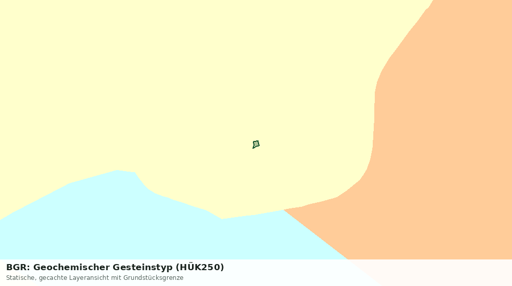 Statische Kartenansicht: BGR: Geochemischer Gesteinstyp (HÜK250)