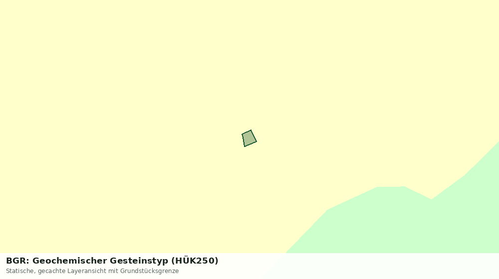 Statische Kartenansicht: BGR: Geochemischer Gesteinstyp (HÜK250)