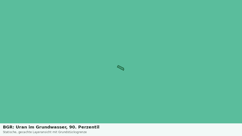 Statische Kartenansicht: BGR: Uran im Grundwasser, 90. Perzentil