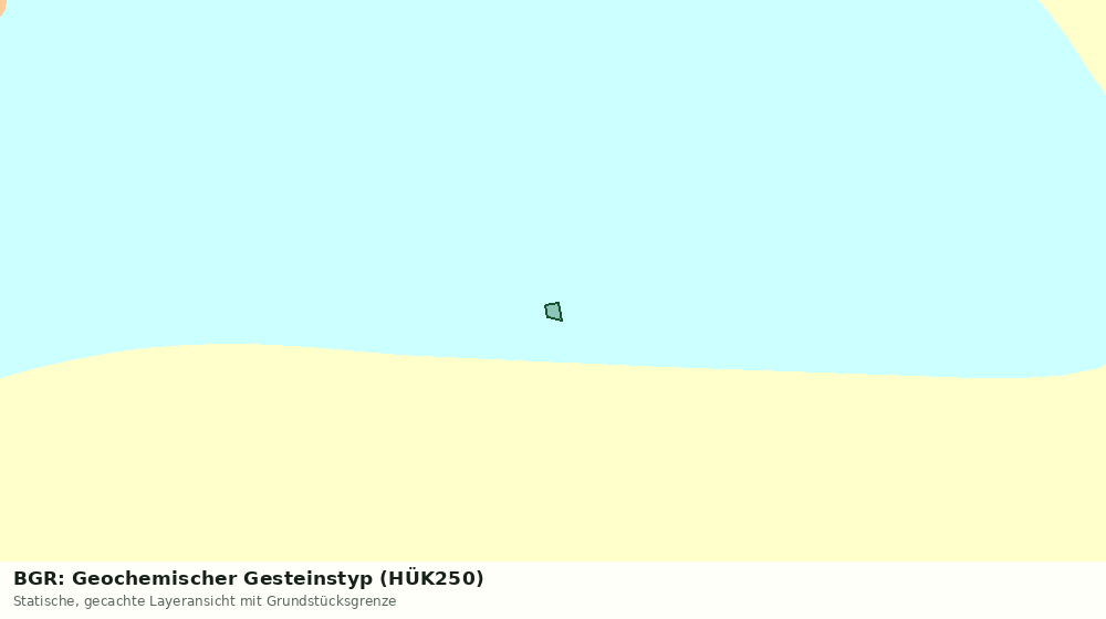 Statische Kartenansicht: BGR: Geochemischer Gesteinstyp (HÜK250)