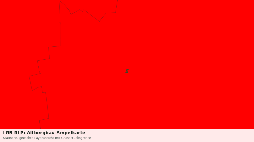Statische Kartenansicht: LGB RLP: Altbergbau-Ampelkarte