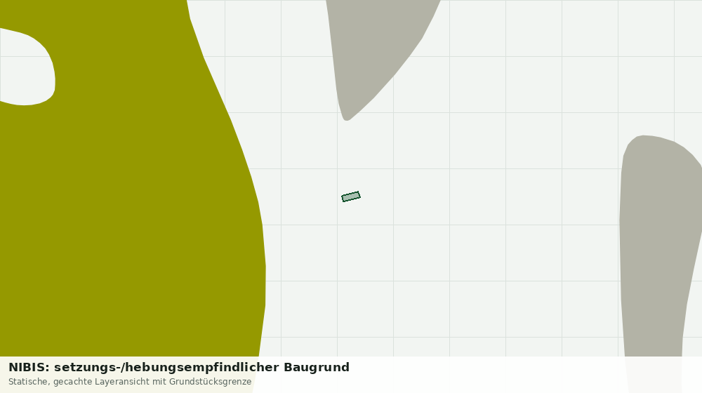 Statische Kartenansicht: NIBIS: setzungs-/hebungsempfindlicher Baugrund