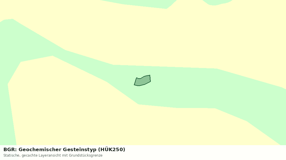 Statische Kartenansicht: BGR: Geochemischer Gesteinstyp (HÜK250)