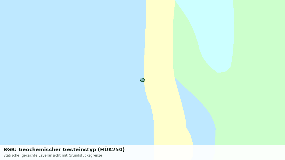 Statische Kartenansicht: BGR: Geochemischer Gesteinstyp (HÜK250)