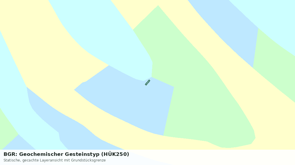 Statische Kartenansicht: BGR: Geochemischer Gesteinstyp (HÜK250)