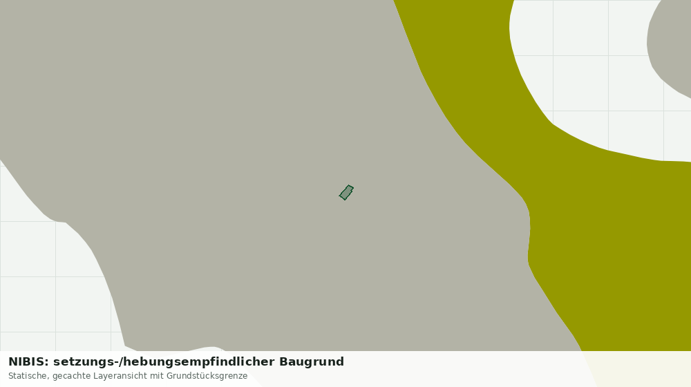 Statische Kartenansicht: NIBIS: setzungs-/hebungsempfindlicher Baugrund