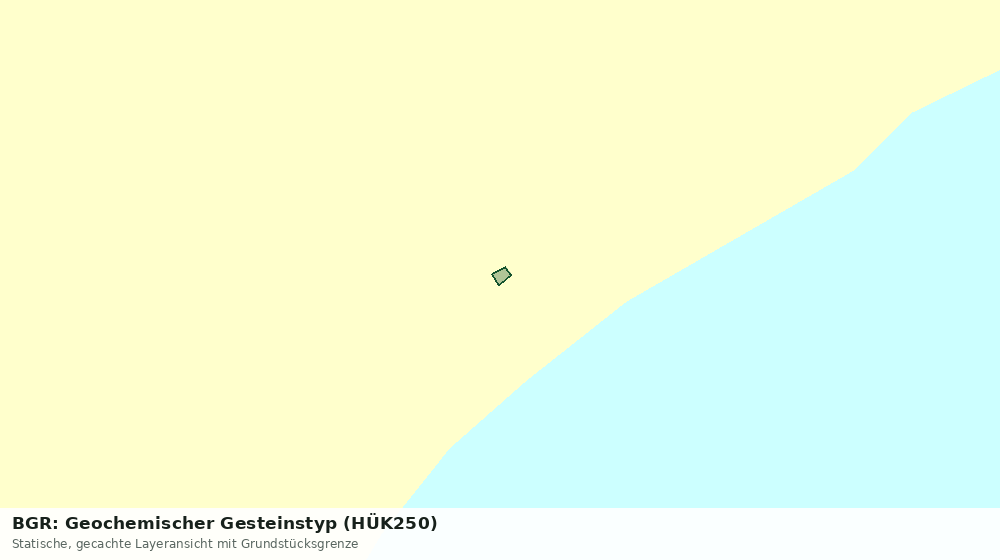 Statische Kartenansicht: BGR: Geochemischer Gesteinstyp (HÜK250)