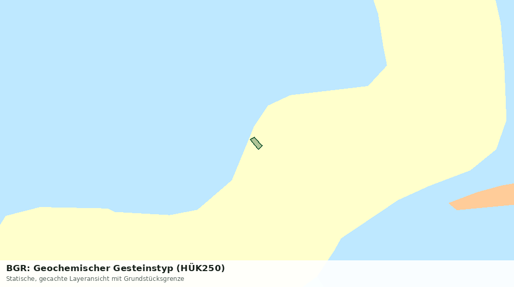 Statische Kartenansicht: BGR: Geochemischer Gesteinstyp (HÜK250)