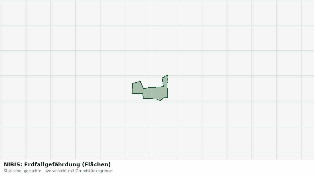 Statische Kartenansicht: NIBIS: Erdfallgefährdung (Flächen)