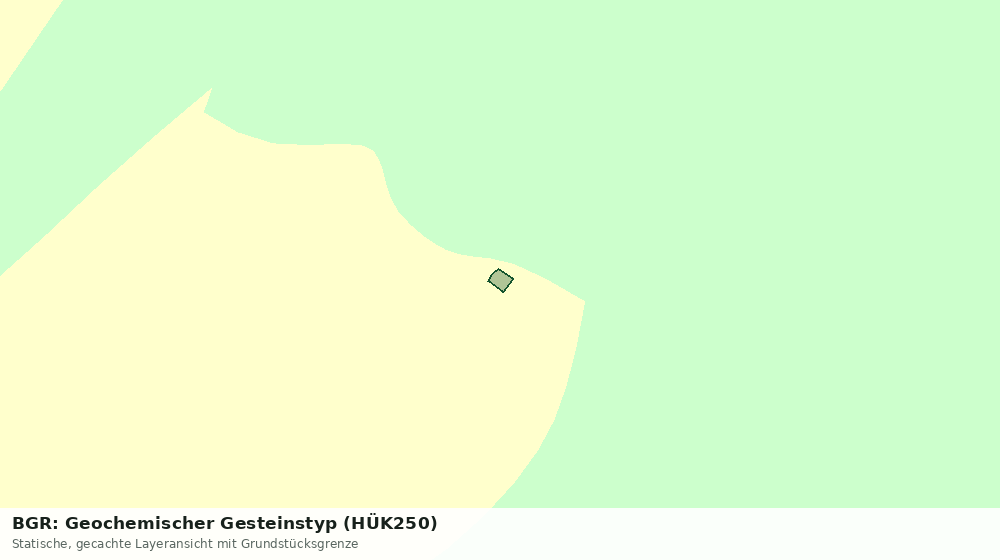 Statische Kartenansicht: BGR: Geochemischer Gesteinstyp (HÜK250)
