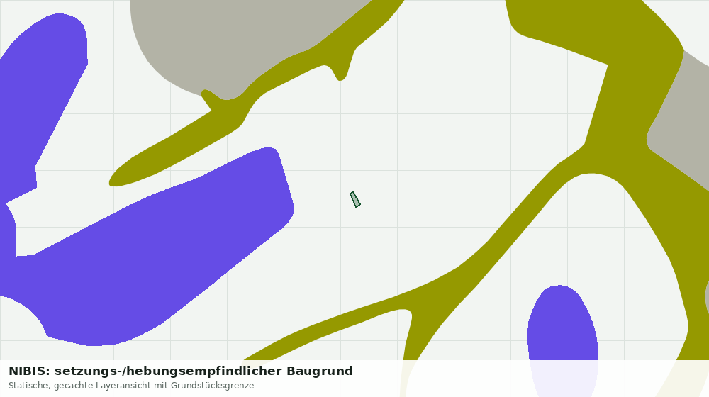 Statische Kartenansicht: NIBIS: setzungs-/hebungsempfindlicher Baugrund
