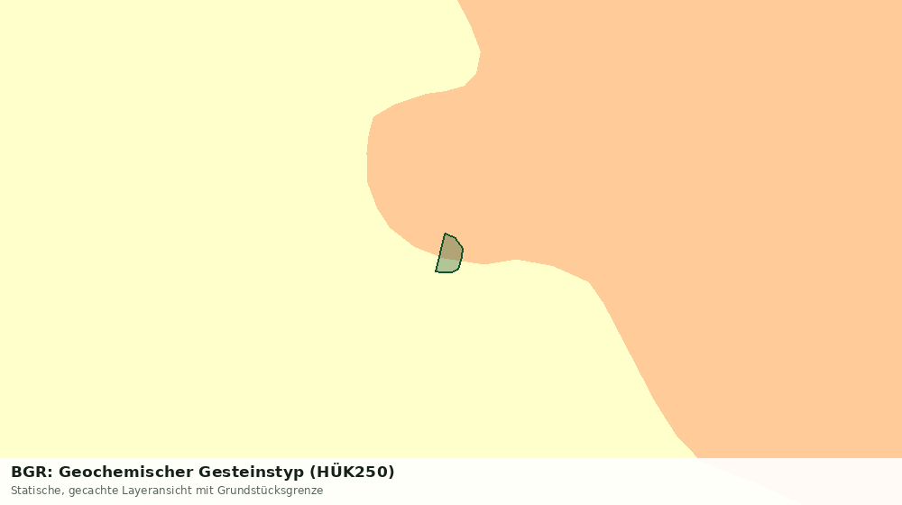 Statische Kartenansicht: BGR: Geochemischer Gesteinstyp (HÜK250)