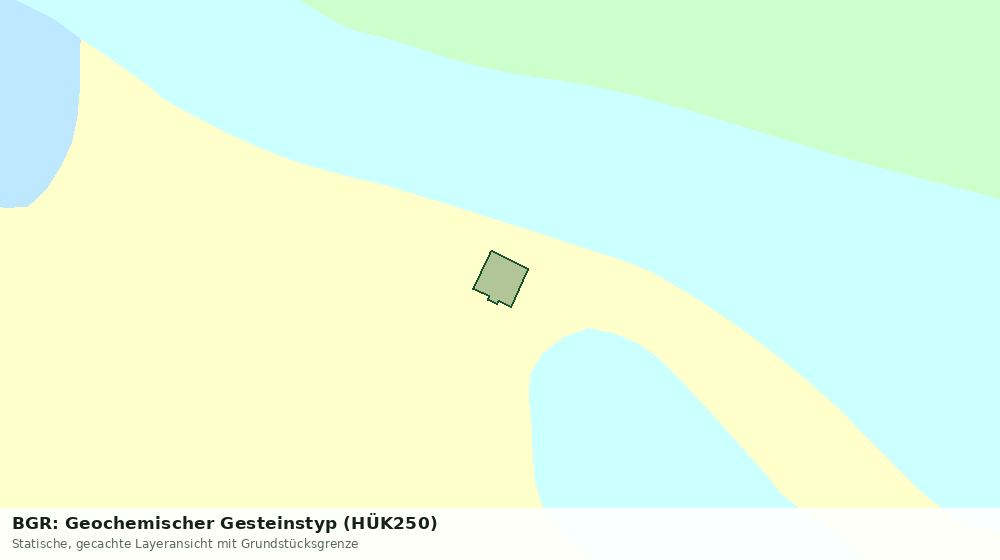 Statische Kartenansicht: BGR: Geochemischer Gesteinstyp (HÜK250)