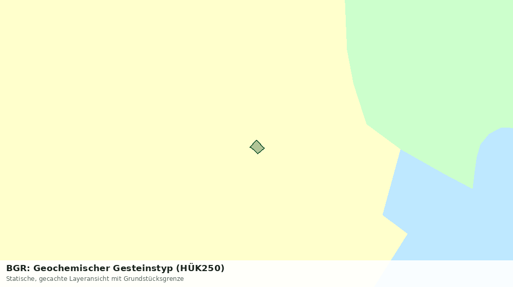 Statische Kartenansicht: BGR: Geochemischer Gesteinstyp (HÜK250)